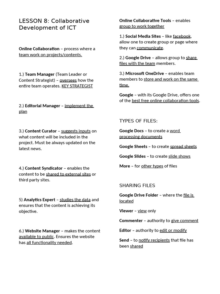 Collaborative ICT Development Guide | PDF | Computer File | Computing
