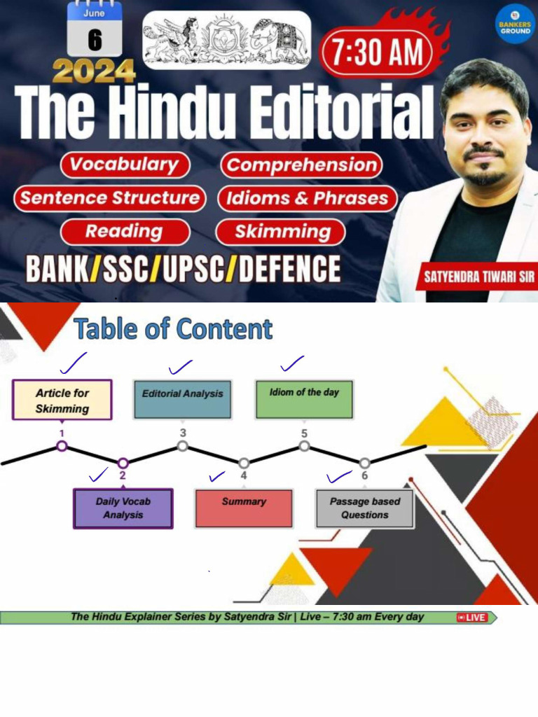 6 June The Hindu Editorial | PDF