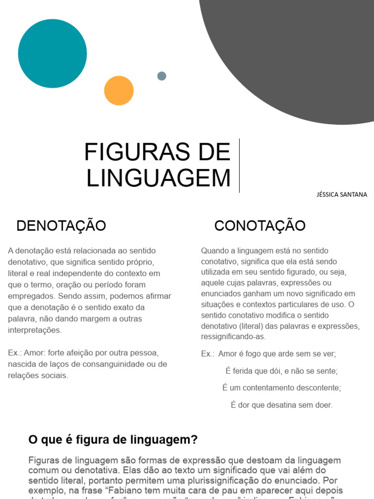 Figuras de Linguagem e Plurissignificação | PDF | Metáfora | Semântica