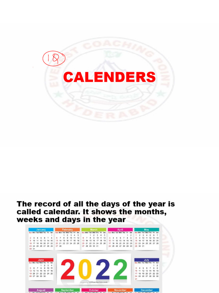 Understanding Calendars and Odd Days | PDF | Calendar
