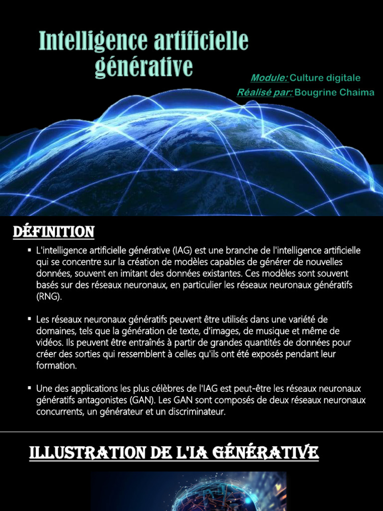 Comprendre l'Intelligence Artificielle Générative | PDF | Intelligence ...