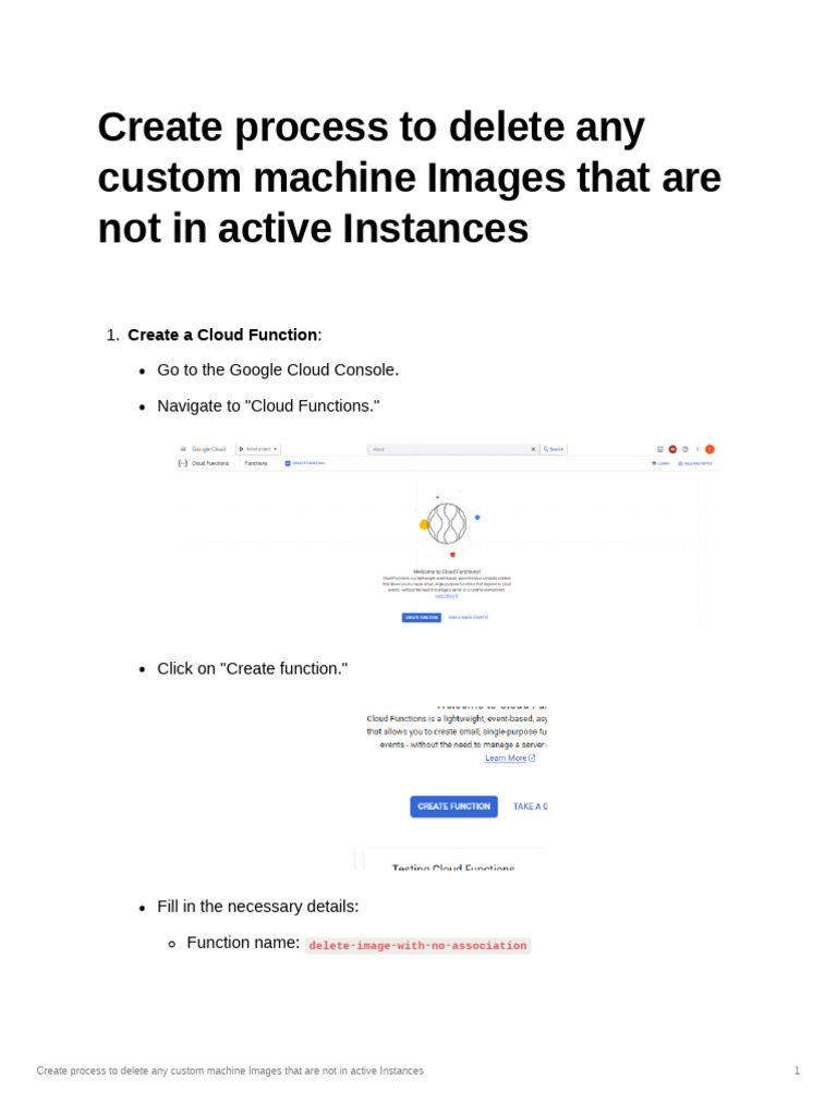 Delete Unused Custom Machine Images | PDF | Cloud Computing | Software ...