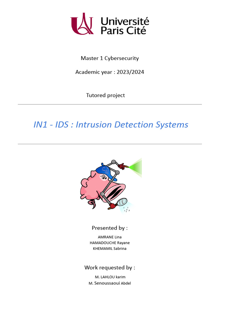 Intrusion Detection Systems Overview | PDF | Computer Network | Denial ...