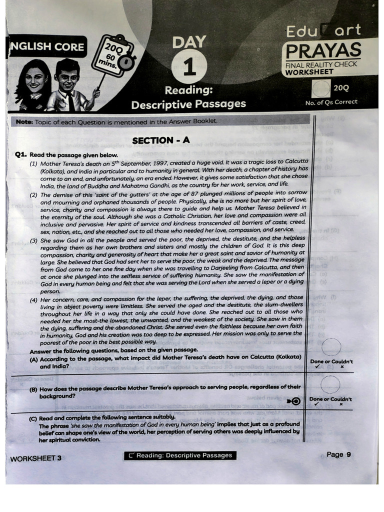 English Worksheets | PDF