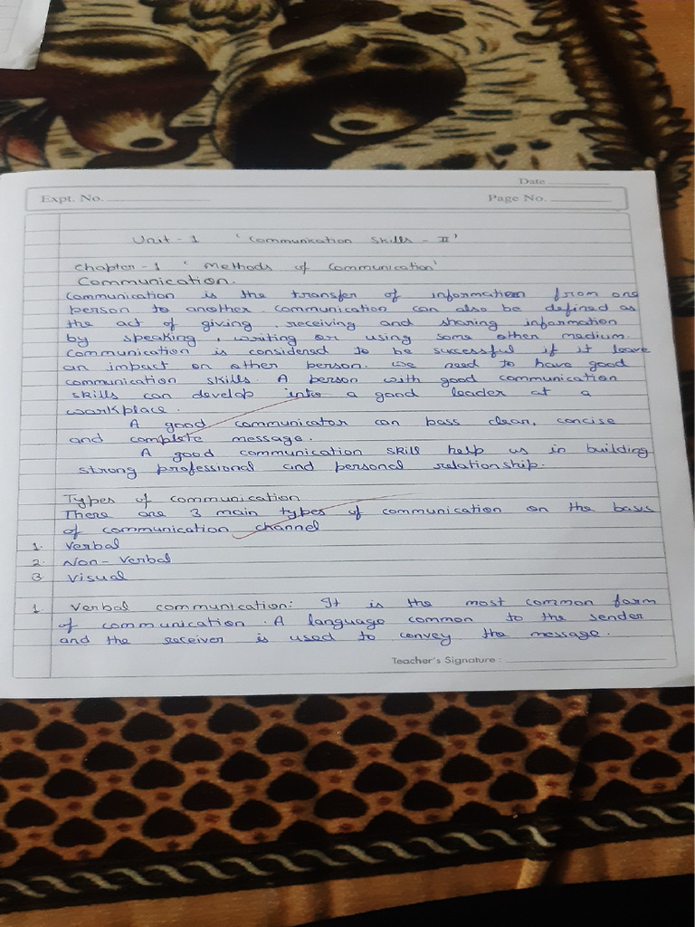 Computer Chapter 3 Communication Skills - 2 | PDF