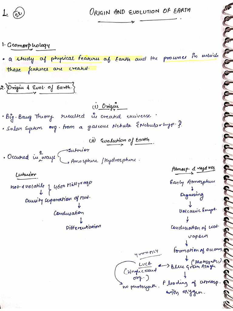 Origin and Evolution of Earth | PDF