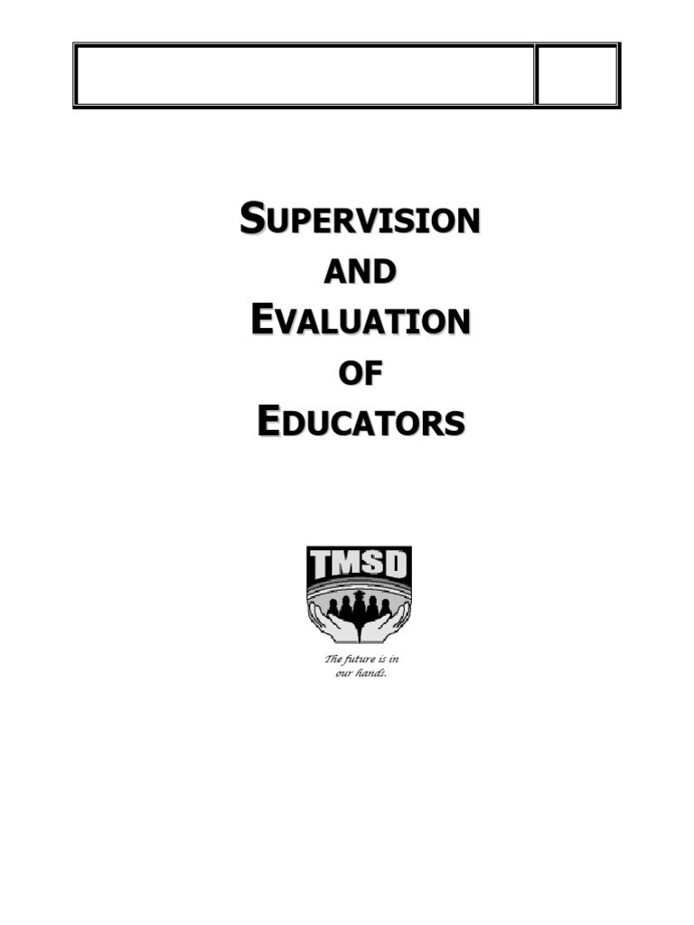 Supervision & Evaluation of Educators | PDF | Teachers | Learning