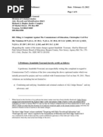 Elmwood Park Boe & Tomko (Complaint Filed With The Office of Attorney General Against NJ Commissioner of Education Christopher Cerf)