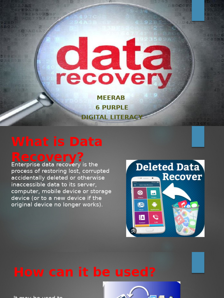 Data Recovery Techniques Explained | PDF