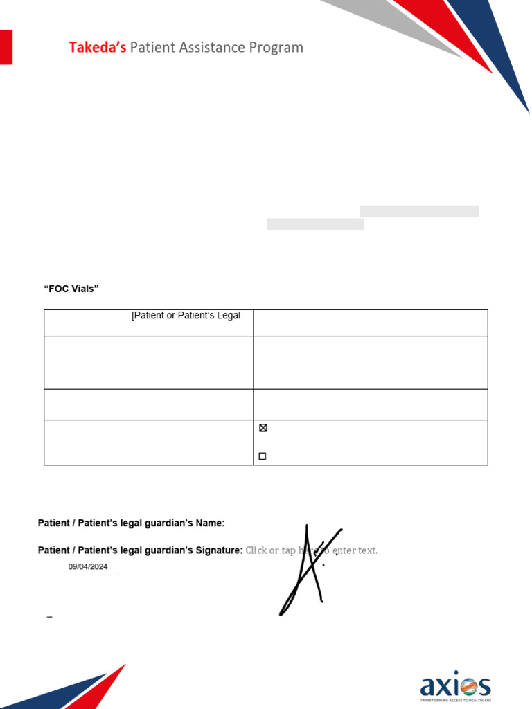 Adcetris Patient Assistance Request Letter | PDF