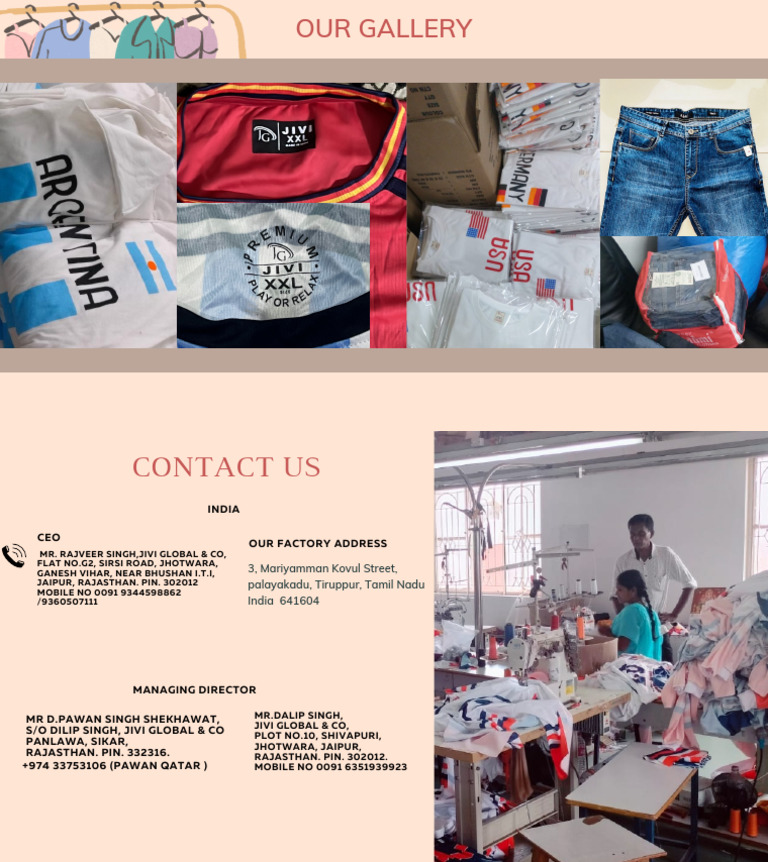 Jivi Global & Co. Contact Information | PDF