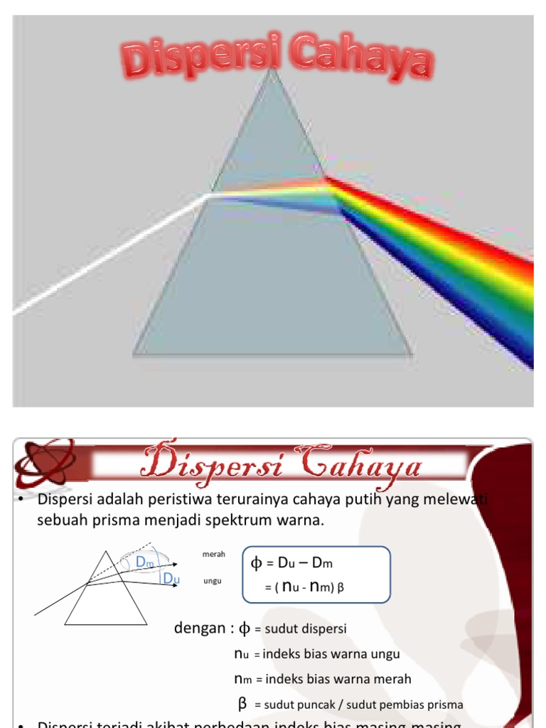 Dispersi Cahaya dan Prisma | PDF | Sains & Matematika