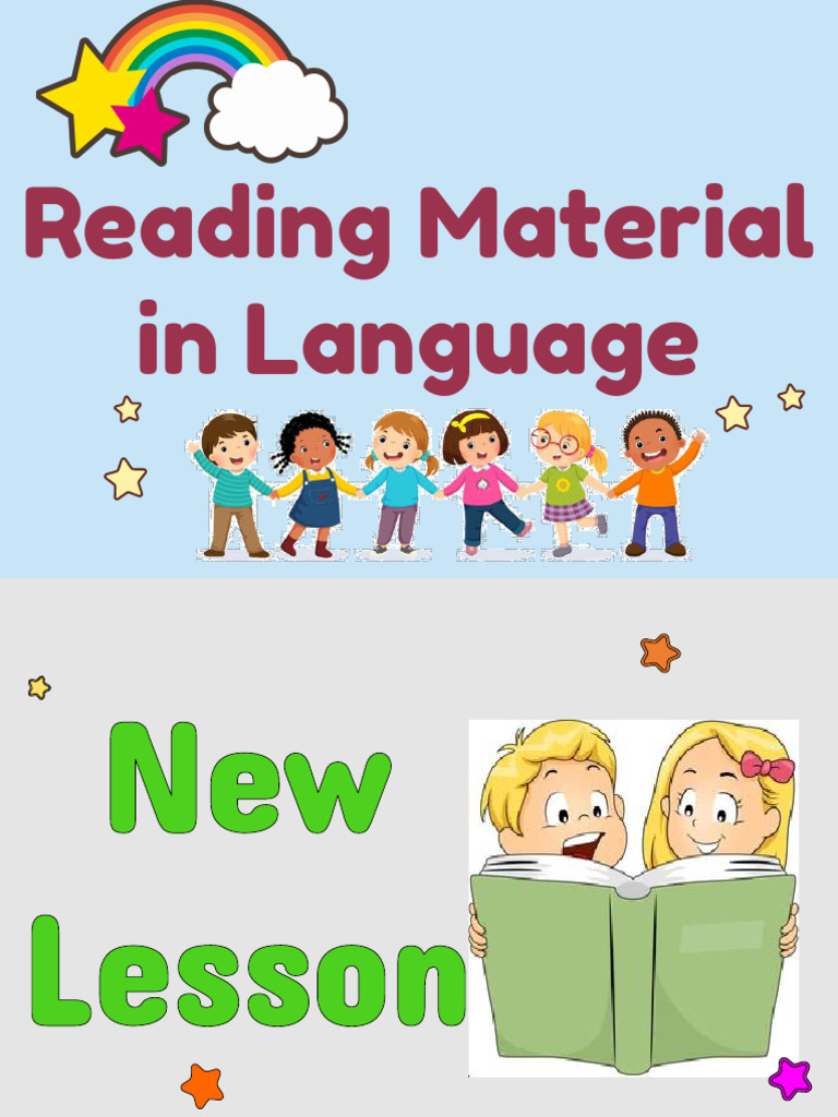 WEEK 24 Reading Material in Language | PDF