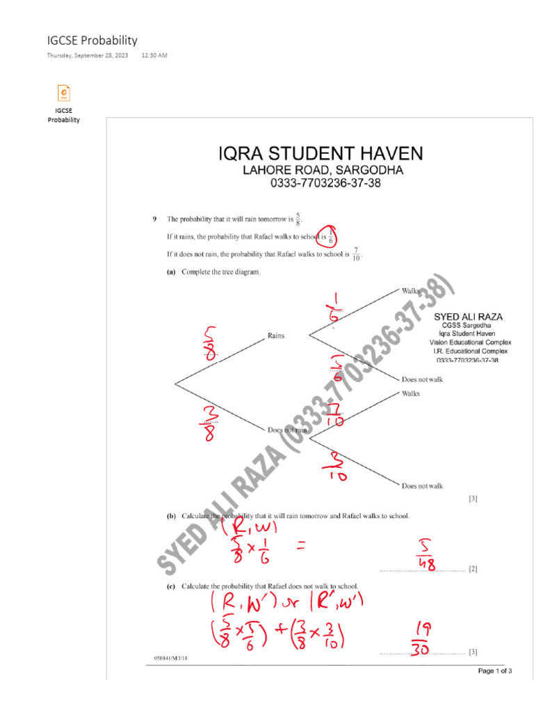 Probability | PDF