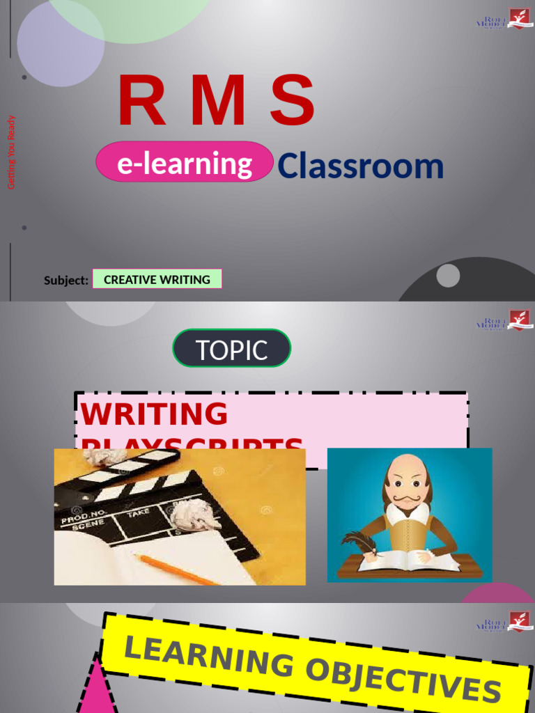 Creative Writing: Writing Playscripts | PDF