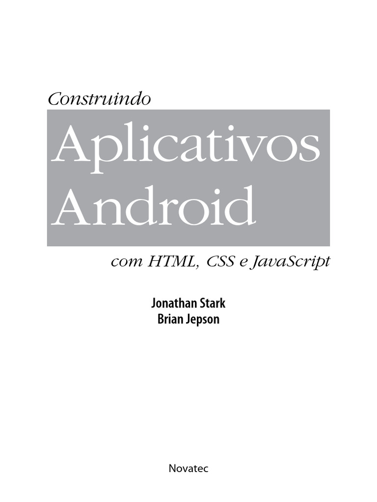 Construindo Apps Android com HTML e CSS | PDF | Script Java ...
