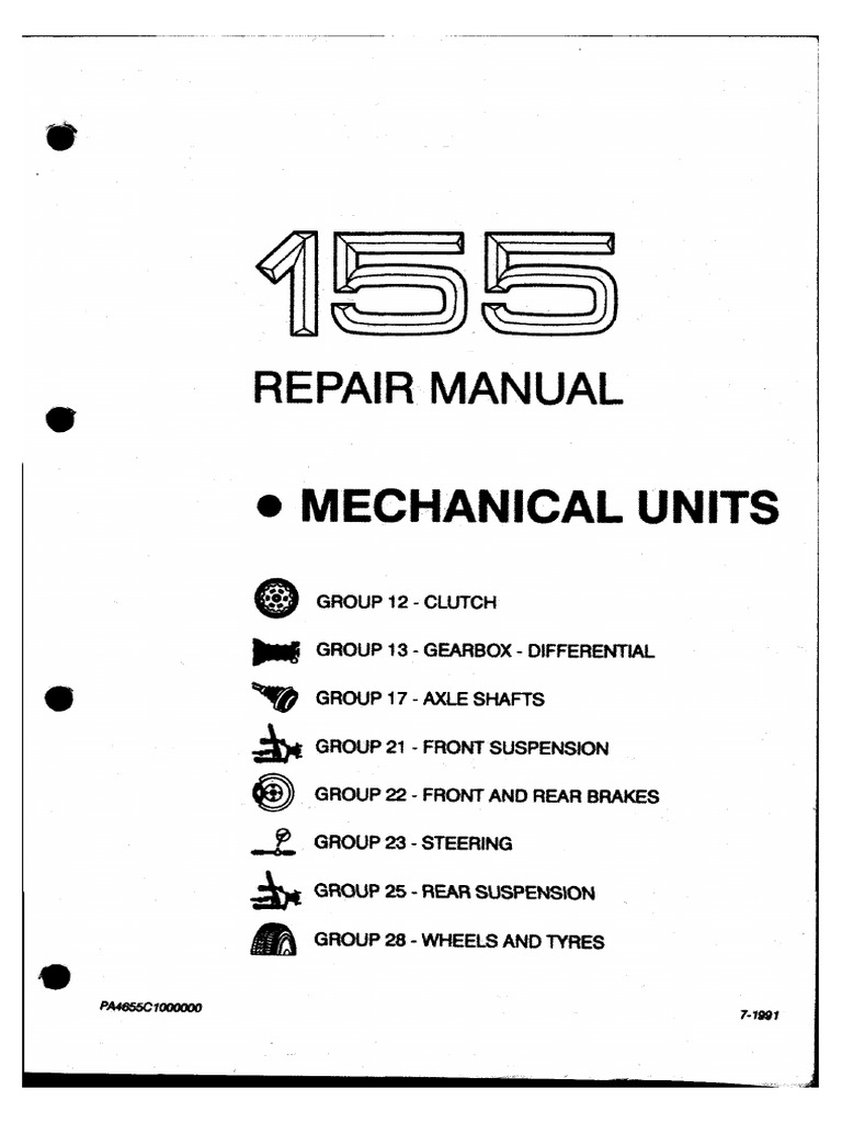 155 Clutch&Diff&Gearbox | PDF