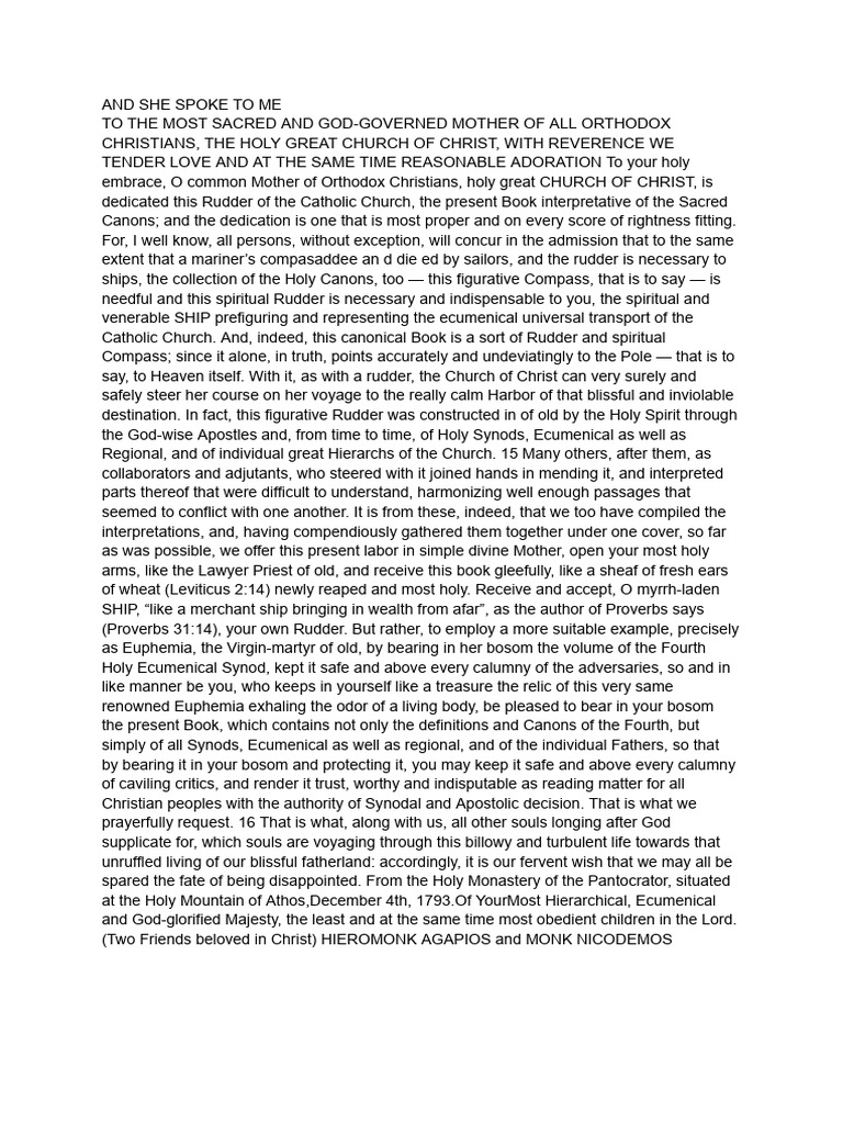 Spiritual Rudder of Orthodox Christianity | PDF | Ecumenism | Catholic ...