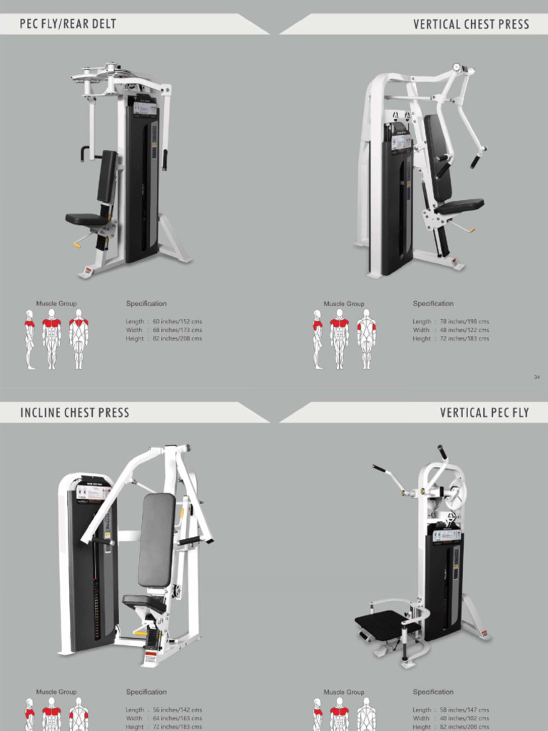 3 - Gym Machine - Full Cover - 100x50 | PDF