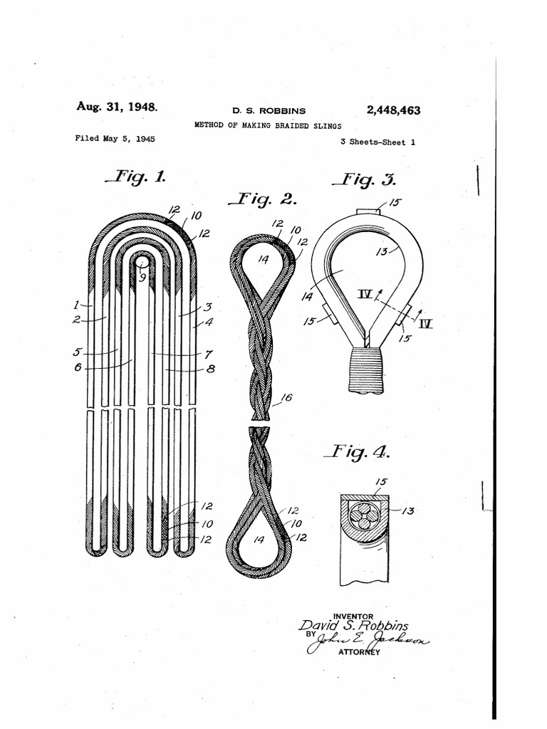 Us 2448463 | PDF | Rope | Manufactured Goods