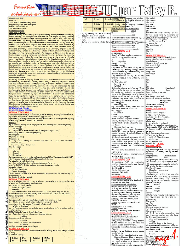 English Book (1) 336 | PDF | Language Mechanics | Grammar