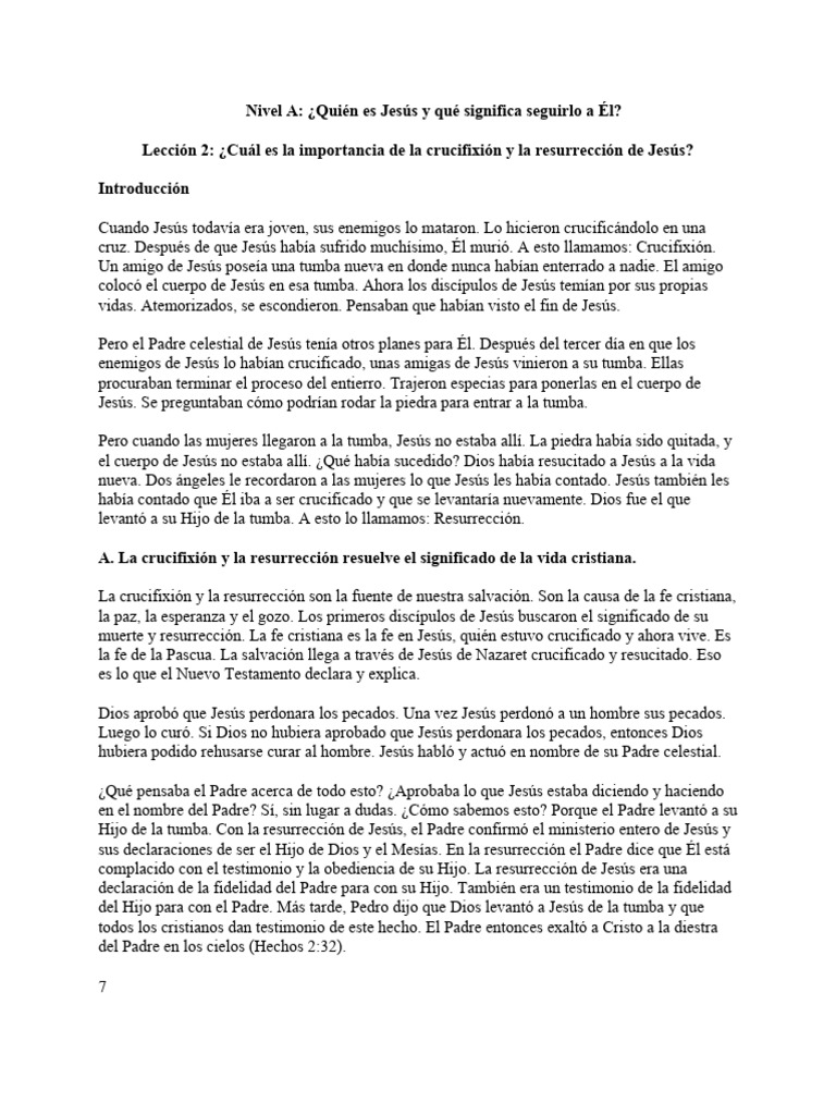 Crucifixión y Resurrección de Jesús: Significado | PDF | La ...