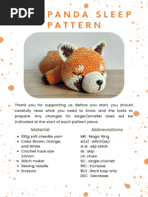 amigurumiSleepRedpanda
