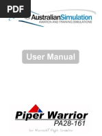 Piper Warrior II User Manual