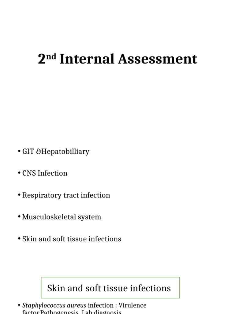 Infectious Disease Assessment Overview | PDF | Infection | Pneumonia