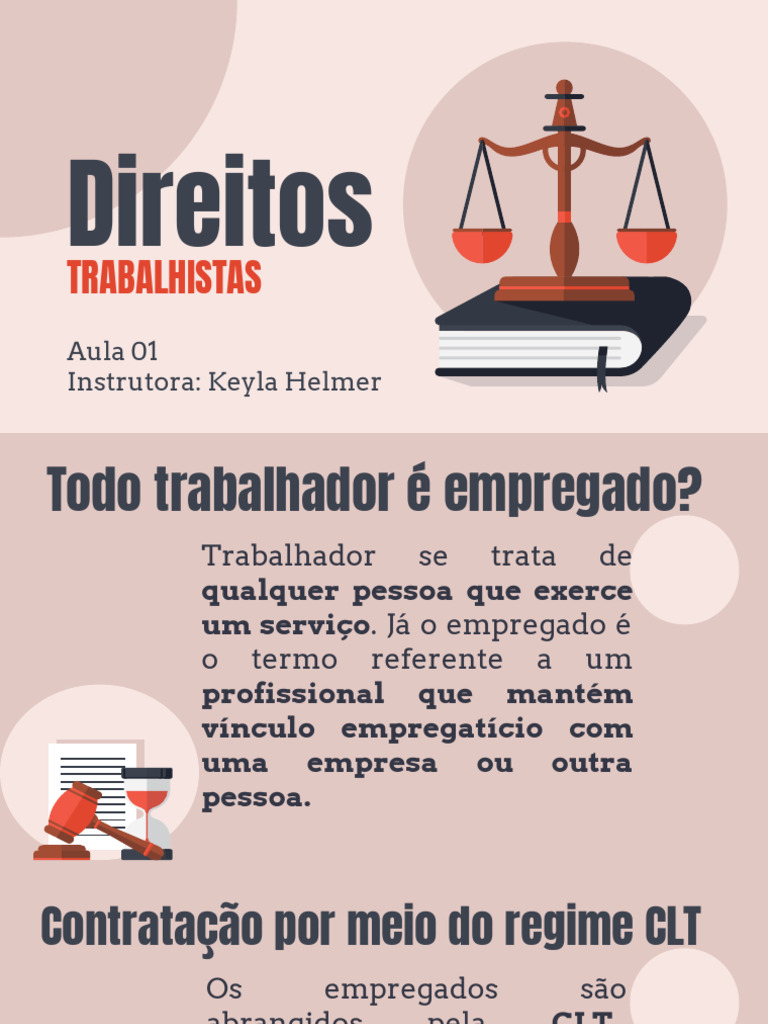 Direitos Trabalhistas e CLT Explicados | PDF | Salário | Trabalho