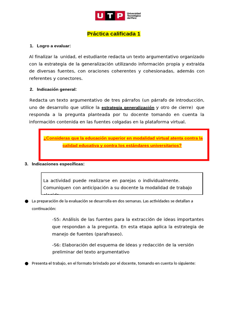 Educación Virtual: Calidad y Desafíos | PDF | Perú | Educación más alta