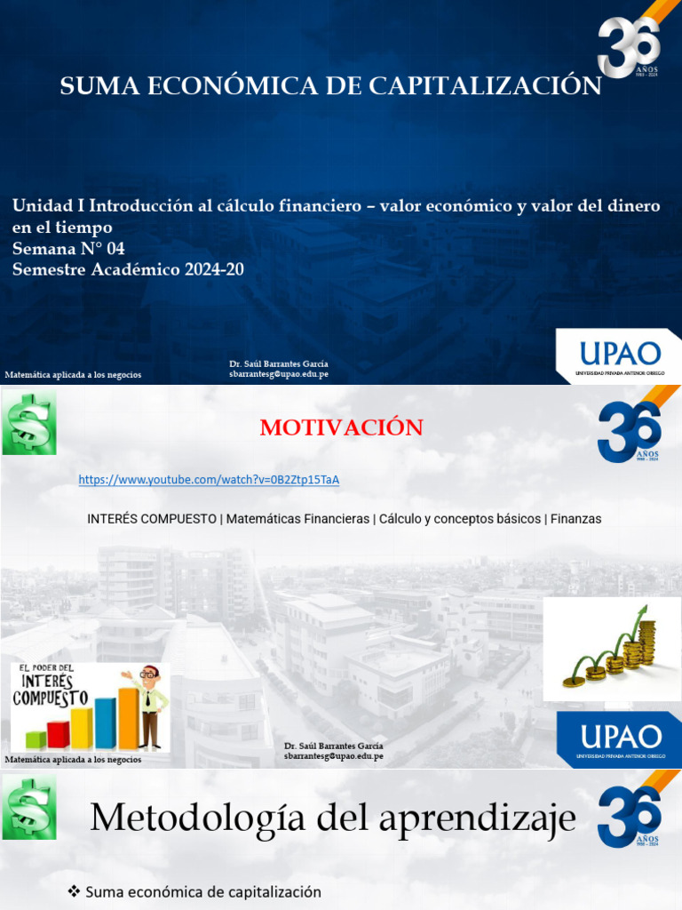 s4 PPT +Suma+EconÓmica+de+CapitalizaciÓn++Actualizado | PDF | Finanzas ...