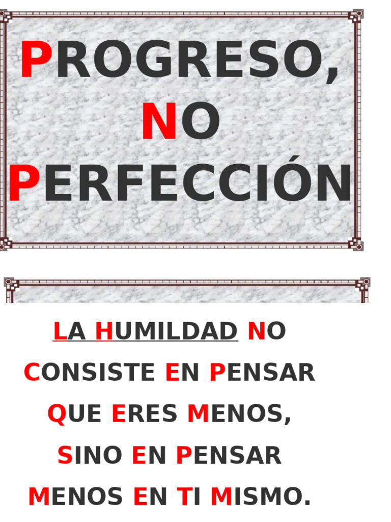 Progreso Personal: Claves para Crecer | PDF