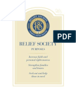 New Relief Society bookmark and poster