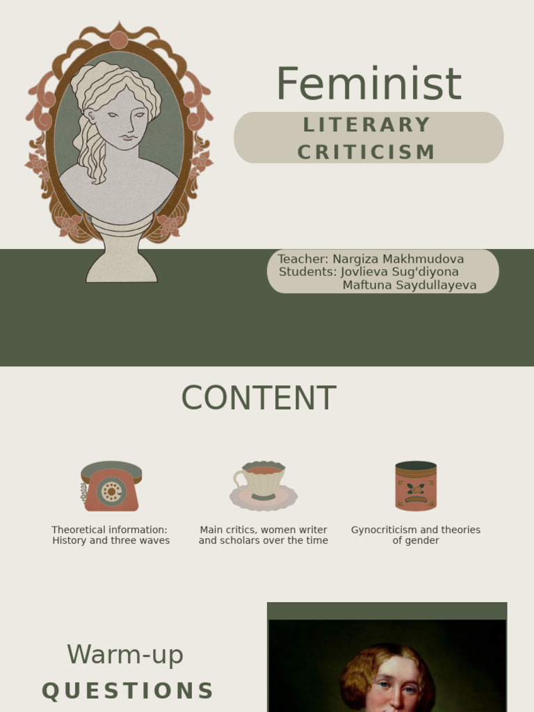 Feminist Literary Criticism Overview | PDF | Feminism | Gender Studies