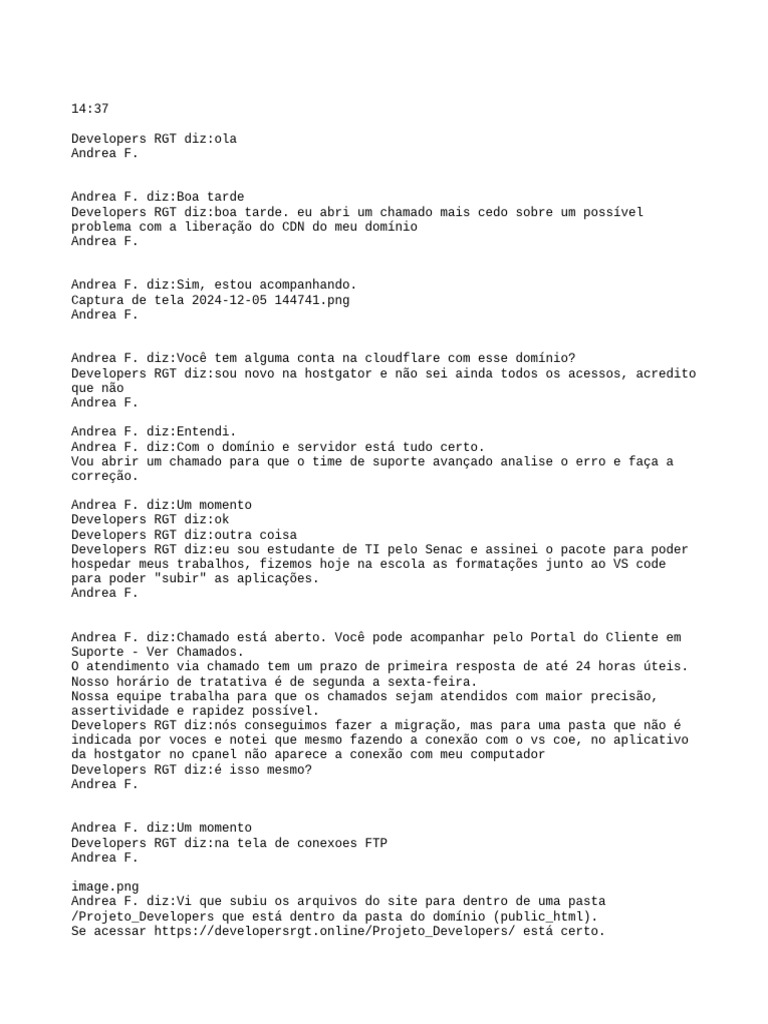 Chamado hostgator pdf protocolo de transfer ncia de arquivos