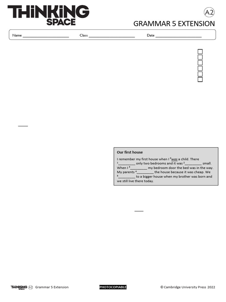 A2 Grammar Past Simple Exercises | PDF | Linguistic Morphology ...