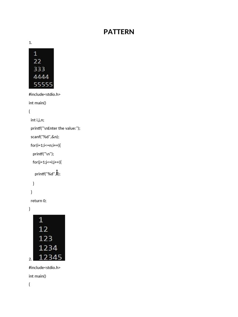 Pattern pdf