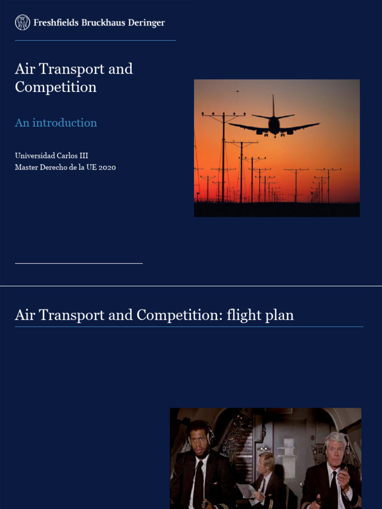 Air Transport & Competition Overview | PDF | Airlines | European Union