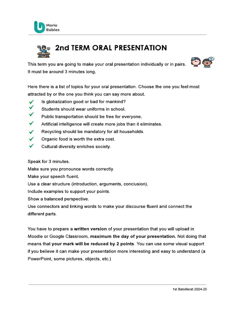 2nd TERM ORAL PRESENTATION | PDF