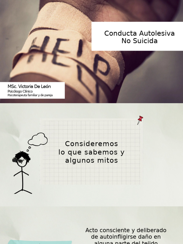 Conducta Autolesiva | PDF | Las emociones | Autolesiones