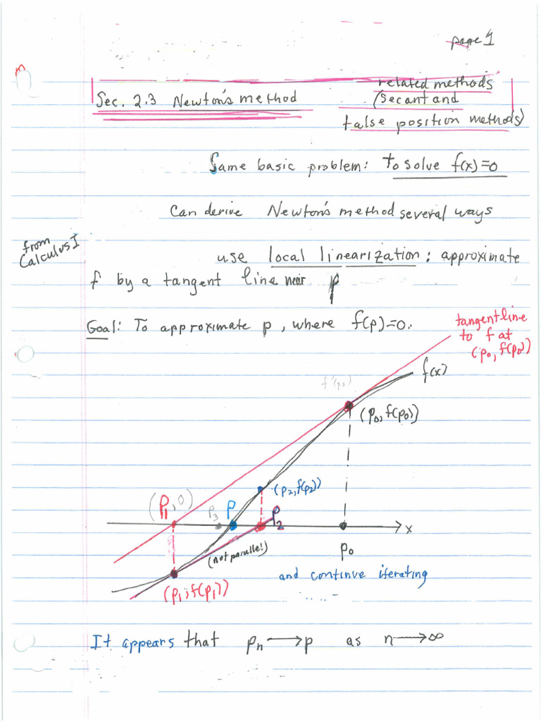Sec 2.3 Lecture Notes | PDF