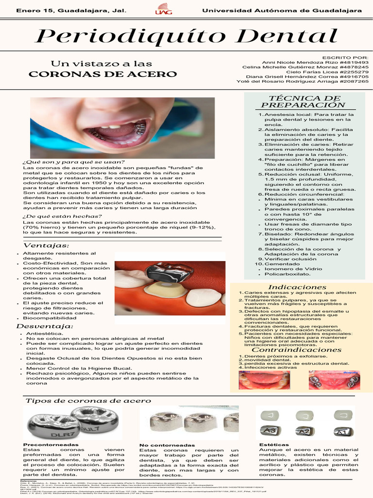 Coronas de Acero en Odontopediatría | PDF | Odontología ...