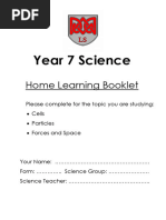 Year 7 Revision Sheet and Model Answer | PDF | Chemical Compounds ...