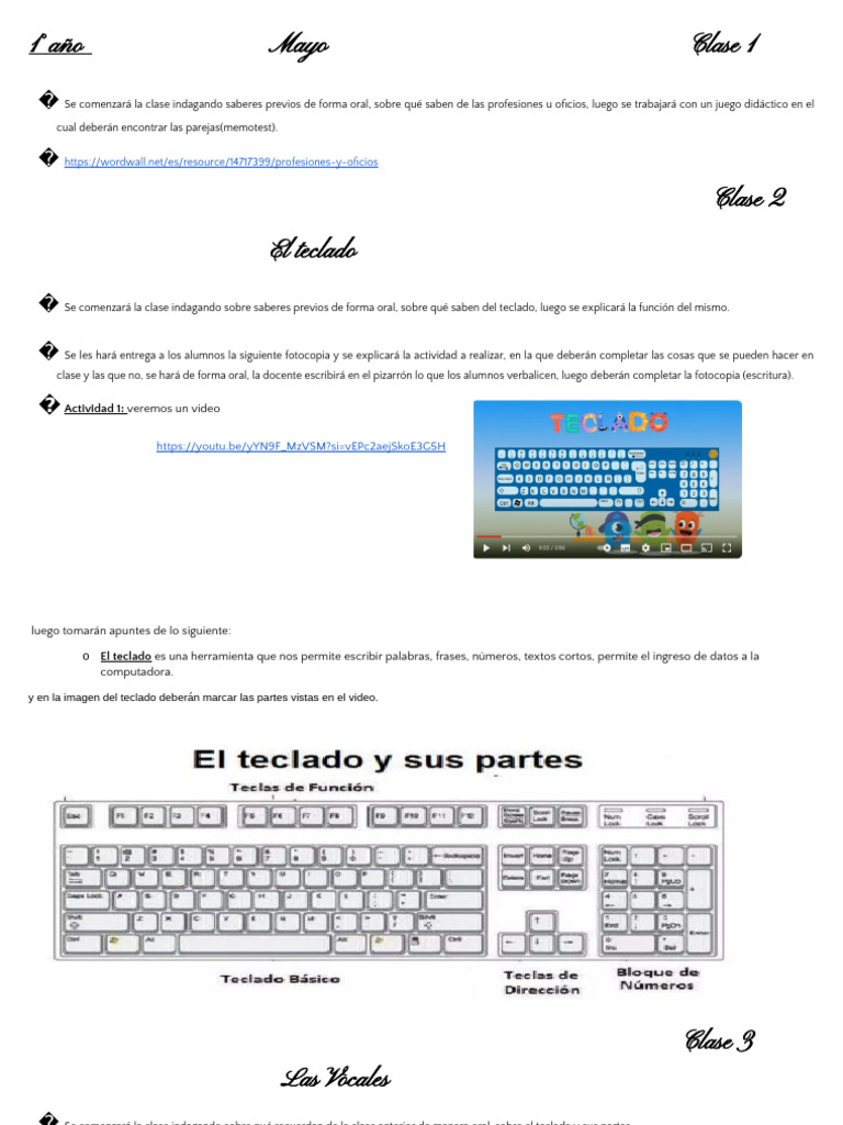 Actividades Didácticas para Primeros Años | PDF | Hardware de la ...
