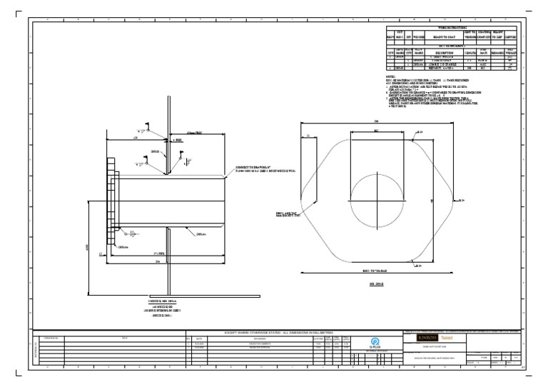 P10424-0000-M-014-Shell Inlet Nozzle SN01 (8'') | PDF | Mechanical ...