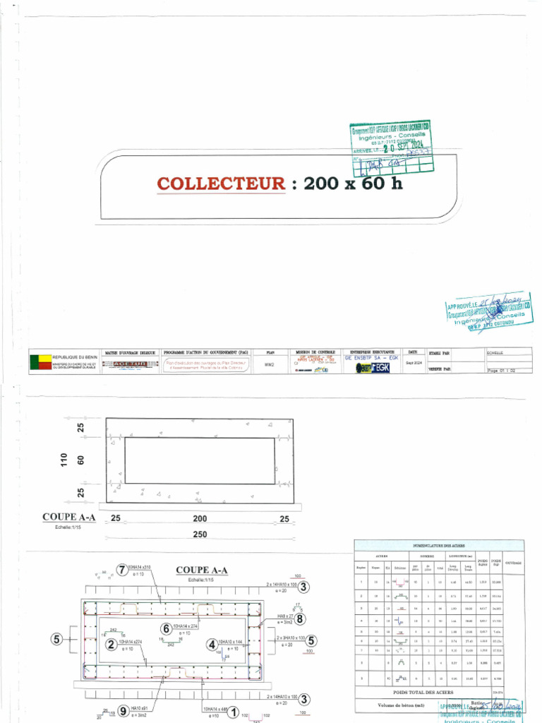 COLLECTEUR 200 X 60 H Version Validé | PDF