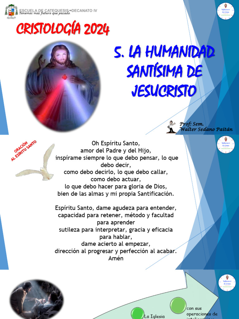 C5. La Humanidad Santísima de Jesucristo | PDF | Cristo (título ...