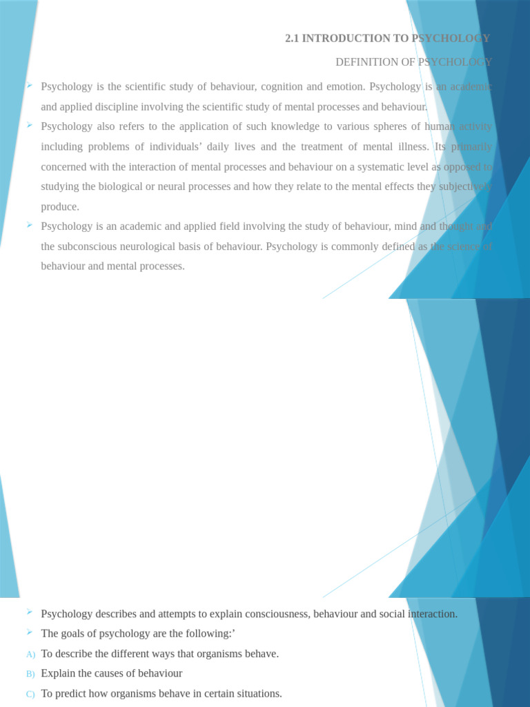 Introduction to Psychology Overview | PDF | Id | Classical Conditioning