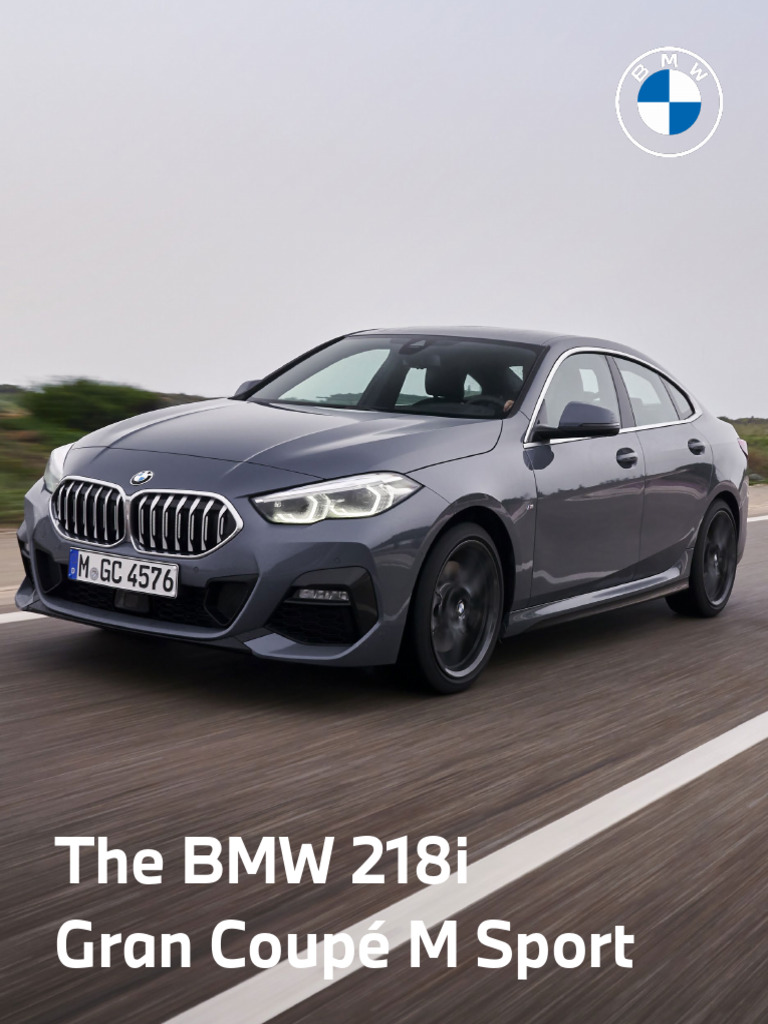 Ficha Tecnica BMW 218i Gran Coupe M Sport | PDF | Yo telefono ...